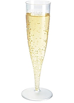 Duni Plastglas champagne fast fot 13,5cl (fp om 10 st)