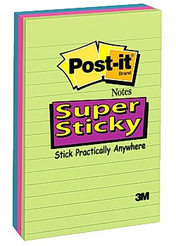 Post-it® Notes SuperSticky Rain.Li102x152