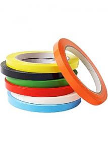 Tejp märk PVC 66mx9mm vit (rulle om 66 m)