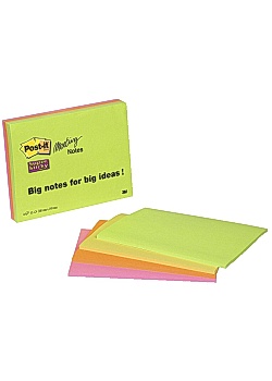 Post-it® Notes SS Meeting Notes 149x98mm (fp om 4 block)