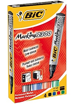 BiC Märkpenna 2300 4 färger (fp om 4 st)