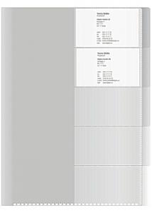 Aktmapp 5-flikar A4 transparent