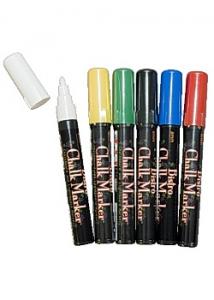 Marvy Blackboard Chalk Marker Standard (fp om 6 set)