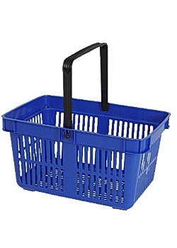 Kundkorg 27L blå