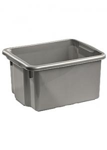 Förvaringsbox 15 L silver