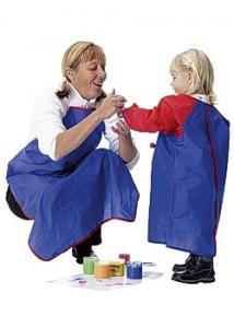 Förkläde med ärmar 3-5år längd 57cm