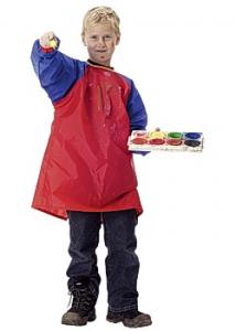 Förkläde med ärmar 5-8år längd 65cm