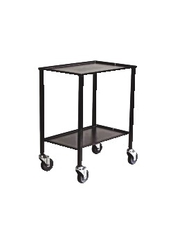 Rullbord 2 hyllplan antracitgrå