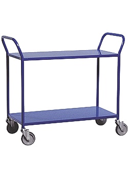 Bordsvagn 2 hyllplan blå