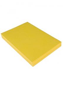 Dekorationskartong A4 gul
