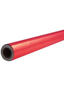 Metallpapper röd (rulle om 10 m)