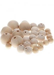 Träpärlor 30mm (fp om 50 st)