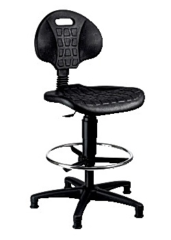 TOPSTAR Arbetsstol Tec 20 hög svart