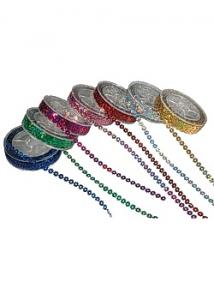 Paljetter för strykning 7 färgerx10m (fp om 7 st)