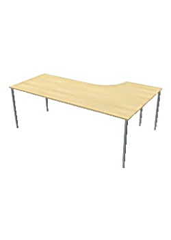 LANAB DESIGN Bord Vänster 200x120cm björklaminat/grå