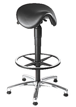 TOPSTAR Sadelstol läder svart