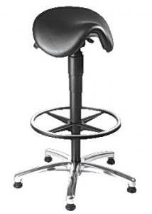 TOPSTAR Sadelstol läder svart