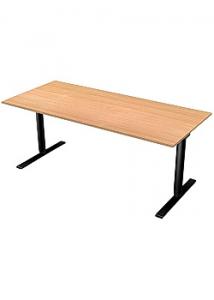 LANAB DESIGN Bord El 160x80cm björklaminat/svart (fp om 2 st)