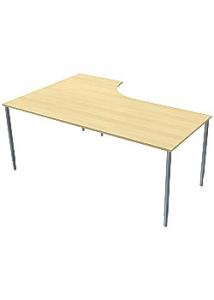 LANAB DESIGN Bord Höger 160x120cm björklaminat/grå