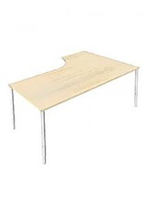 LANAB DESIGN Bord Höger 200x120cm björklaminat/grå