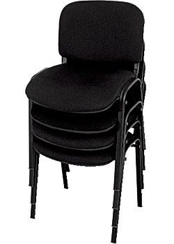 Stol Barcelona svart (fp om 4 st)