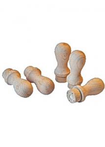 Trähandtag till filtnål 4-dubbel (fp om 5 st)