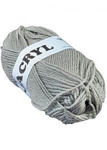 Acrylgarn 50g grå