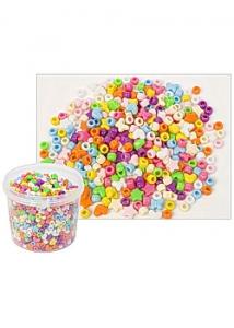 Plastpärlsats stora hål (fp om 1200 st)