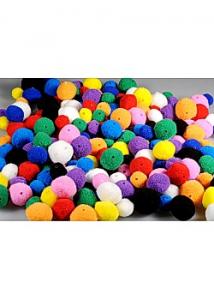 Pom Pombollar med hål (fp om 100 st)