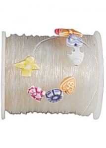 Elastisk tråd 50mx0,6mm (rulle om 50 m)