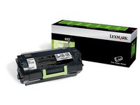 Toner LEXMARK 62D2000 622H svart