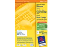 Etikett AVERY 70 x 42,3mm 4620/FP