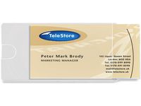 Visitkortsficka sid.öpp 3L 6x9,5cm 10/FP