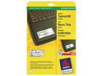 Etikett starka 63,5x29,6 silver 540/FP