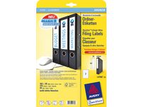 Etikett AVERY smala pärmar 192x38 175/F