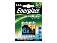 Batteri Laddbar ENERGIZER AAA Extreme(4)