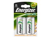 Batteri Laddbar ENERGIZER D HR20 2/FP