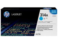 hp HP 314A - cyan - original - LaserJet - tonerkassett ( Q7561A )