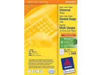 Etikett AVERY 70x16,9 mm 5100/FP