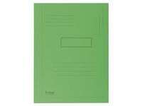 Exacompta Mapp 2 klaff 280g grön