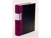 Kontorspärm A4 60mm vinröd