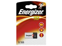 Energizer Litiumknappcell CR123, ej laddningsbara, blisterförpackning med 1<BR>