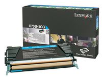 Toner LEXMARK C736H1CG cyan