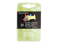 Kartnålar transparent 25/FP