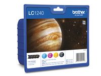 Bläckpatron BROTHER LC1240BK/C/M/Y