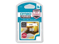 Tape DYMO Durable D1 12mm Svart på Vit