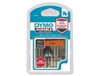 Tape DYMO Durable D1 12mm Svart på Ora.