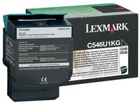 Toner LEXMARK C546U1KG svart