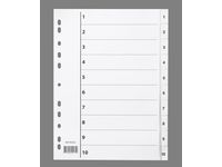 Plastregister A4 1-10 vit