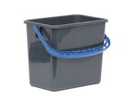 Hink Grå, blått handtag 6l